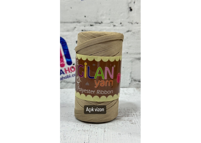 GİLAN YARN POLYESTER RİBBON İPLİK AÇIK VİZON