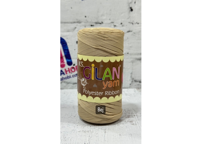 GİLAN YARN POLYESTER RİBBON İPLİK BEJ