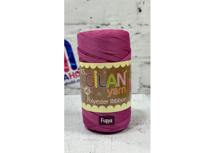 GİLAN YARN POLYESTER RİBBON İPLİK FUŞYA