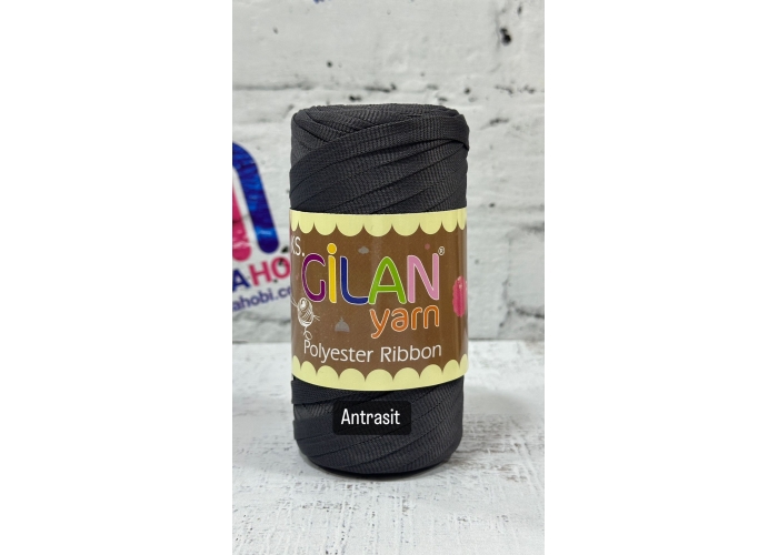 GİLAN YARN POLYESTER RİBBON İPLİK ANTRASİT