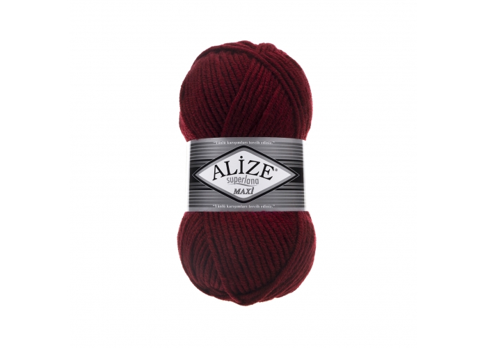 Alize Superlana Maxı 57 Bordo 