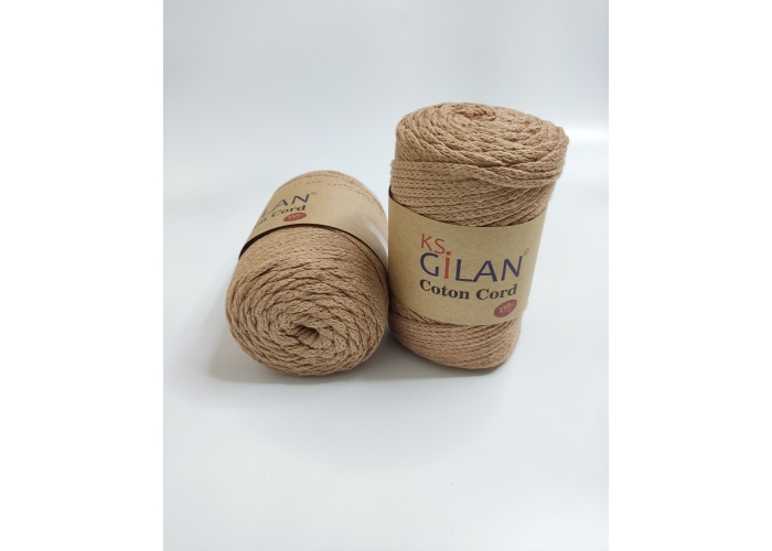 Gilan Yarn Coton Cord 5 mm 250 gr Bej 