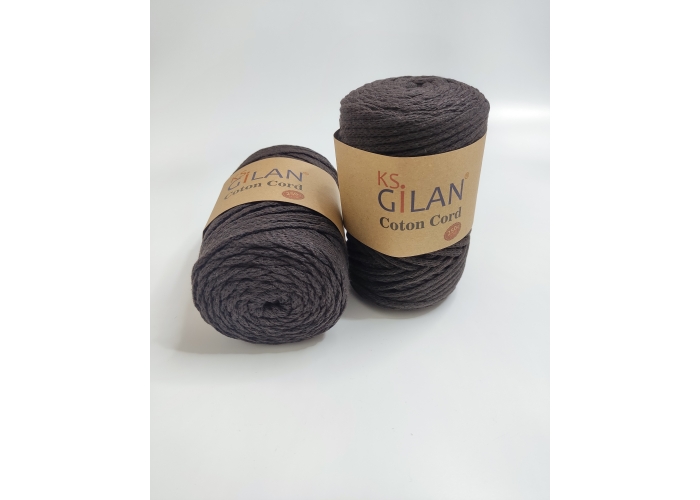 Gilan Yarn Coton Cord 5 mm 250 gr Kahverengi