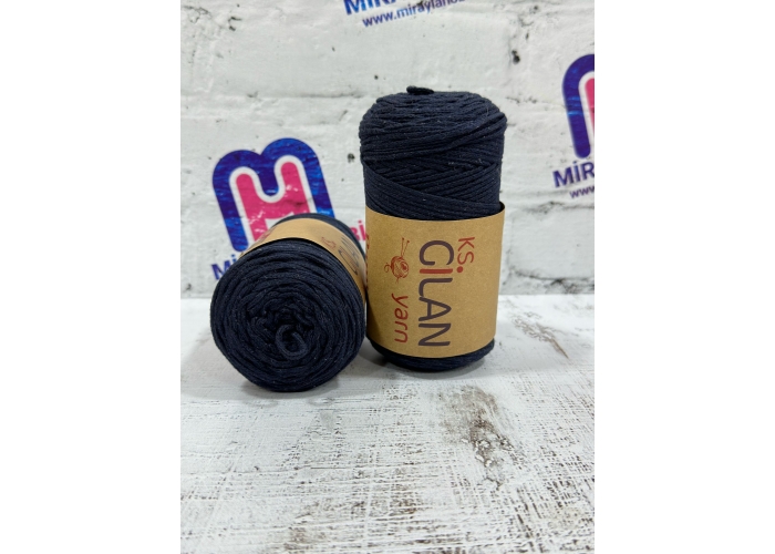 Gilan Yarn Coton Pamuklu Makrome İpi 2 mm 250 gr Lacivert