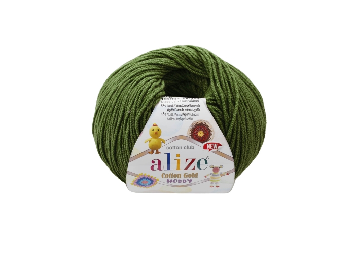 Alize Cotton Gold Hobby New 35 Yeşil 