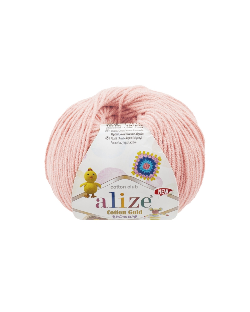 Alize Cotton Gold Hobby New 393 Pudra