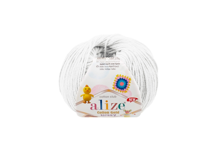 Alize Cotton Gold Hobby New 55 Beyaz 