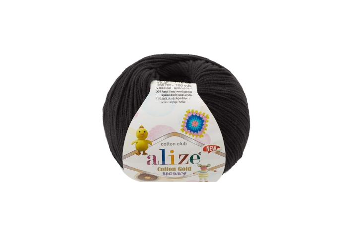 Alize Cotton Gold Hobby New 60 Siyah