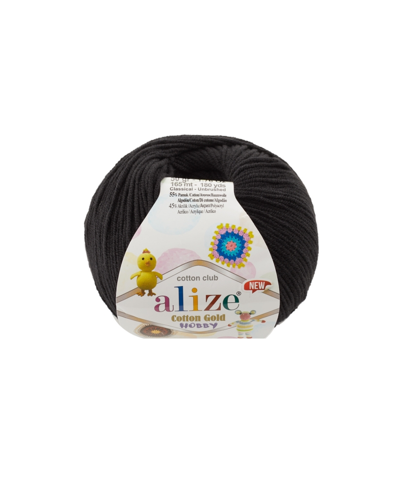 Alize Cotton Gold Hobby New 60 Siyah