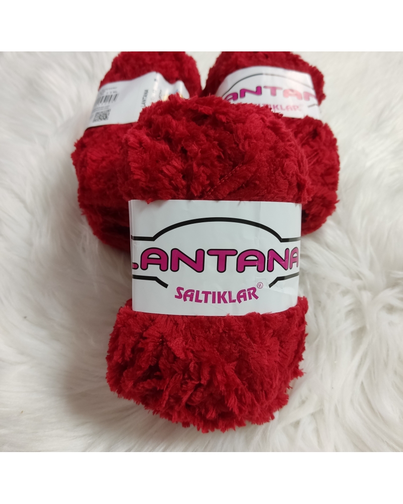 Saltıklar Lantana Peluş İp 13 Kırmızı