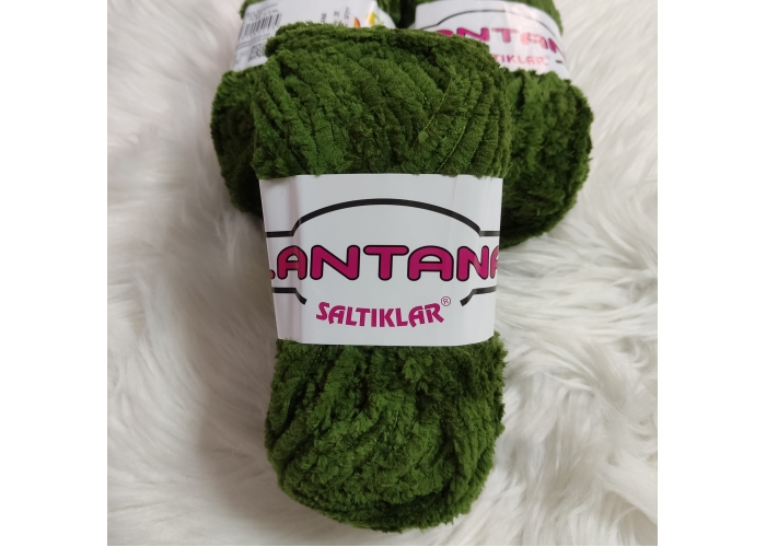 Saltıklar Lantana Peluş İp 28 Yeşil