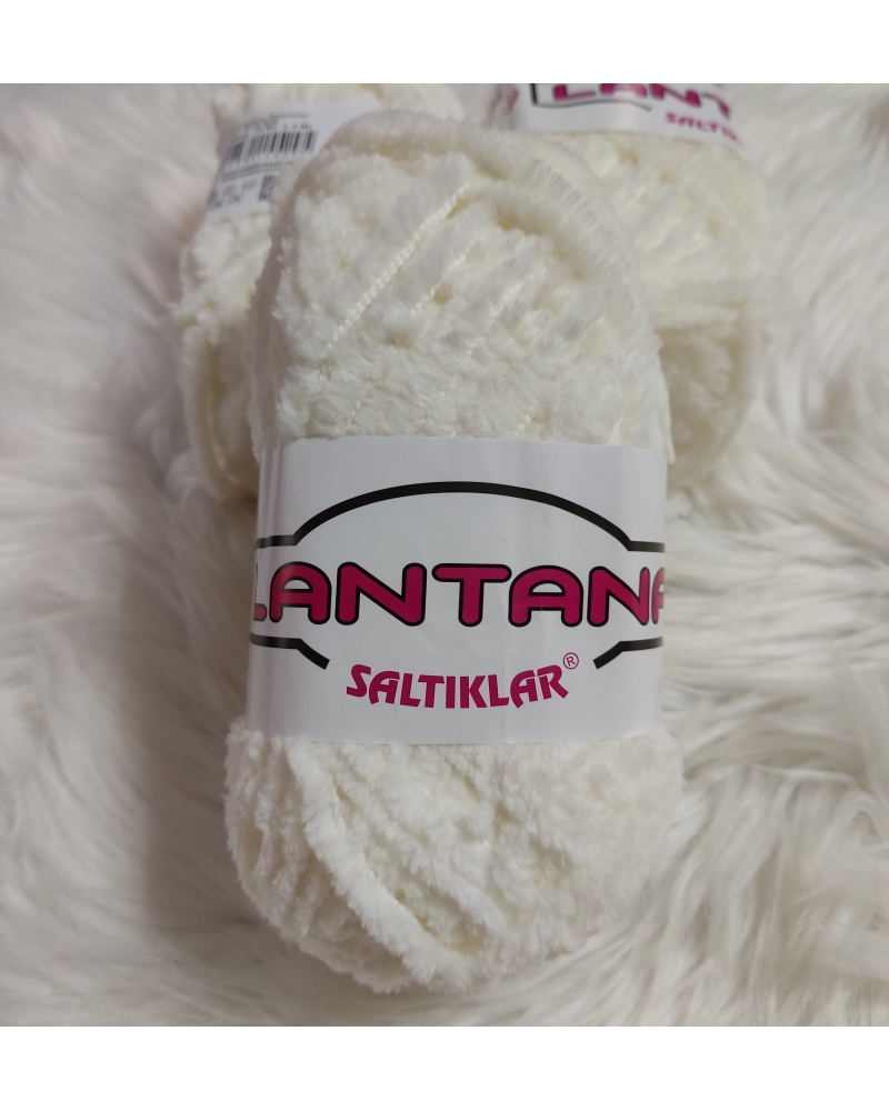 Saltıklar Lantana Peluş İp 73 Açık Krem