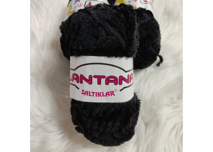 Saltıklar Lantana Peluş İp Siyah