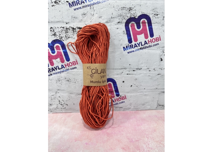 Mumlu İplik 200 gr No:11 Oranj